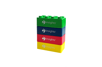 Insights Colour Blocks set Of 4 Blocks 